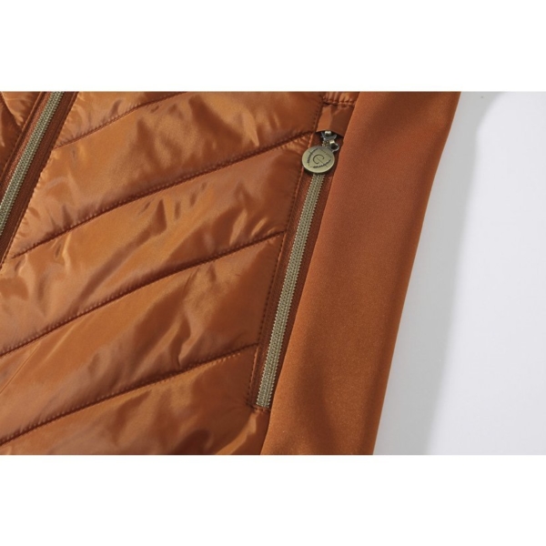 kombinovana bunda covalliero podzim zima 2022 dark copper 5