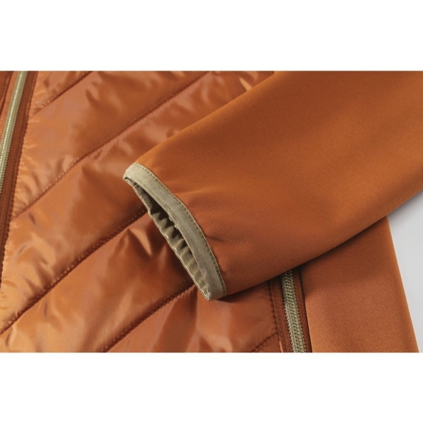 kombinovana bunda covalliero podzim zima 2022 dark copper 7