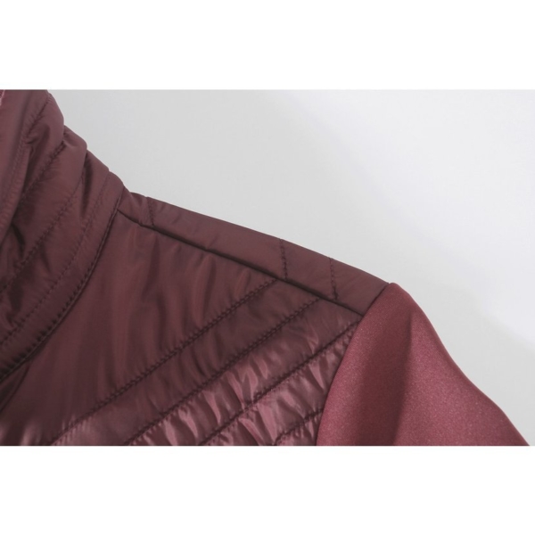 kombinovana bunda covalliero podzim zima 2022 merlot 3