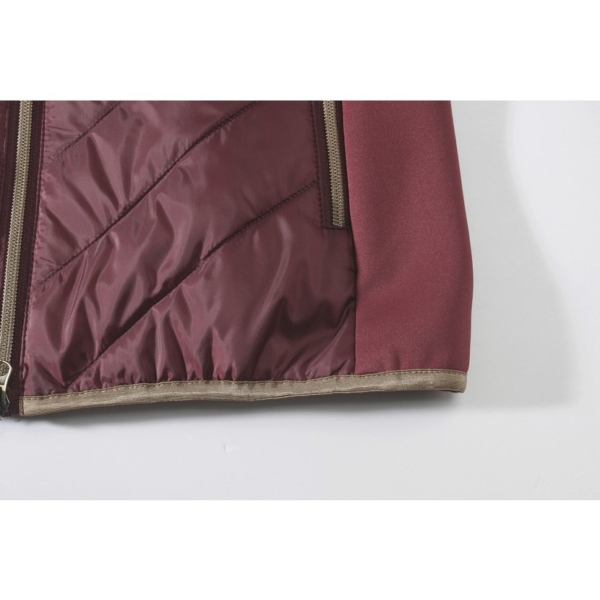 kombinovana bunda covalliero podzim zima 2022 merlot 6