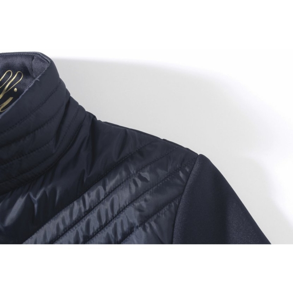 kombinovana bunda covalliero podzim zima 2022 tmave modra 3
